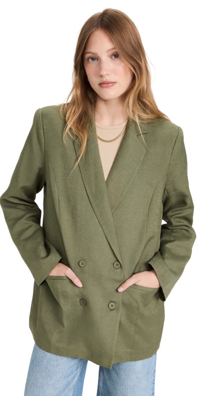 Lioness La Quinta Blazer Khaki