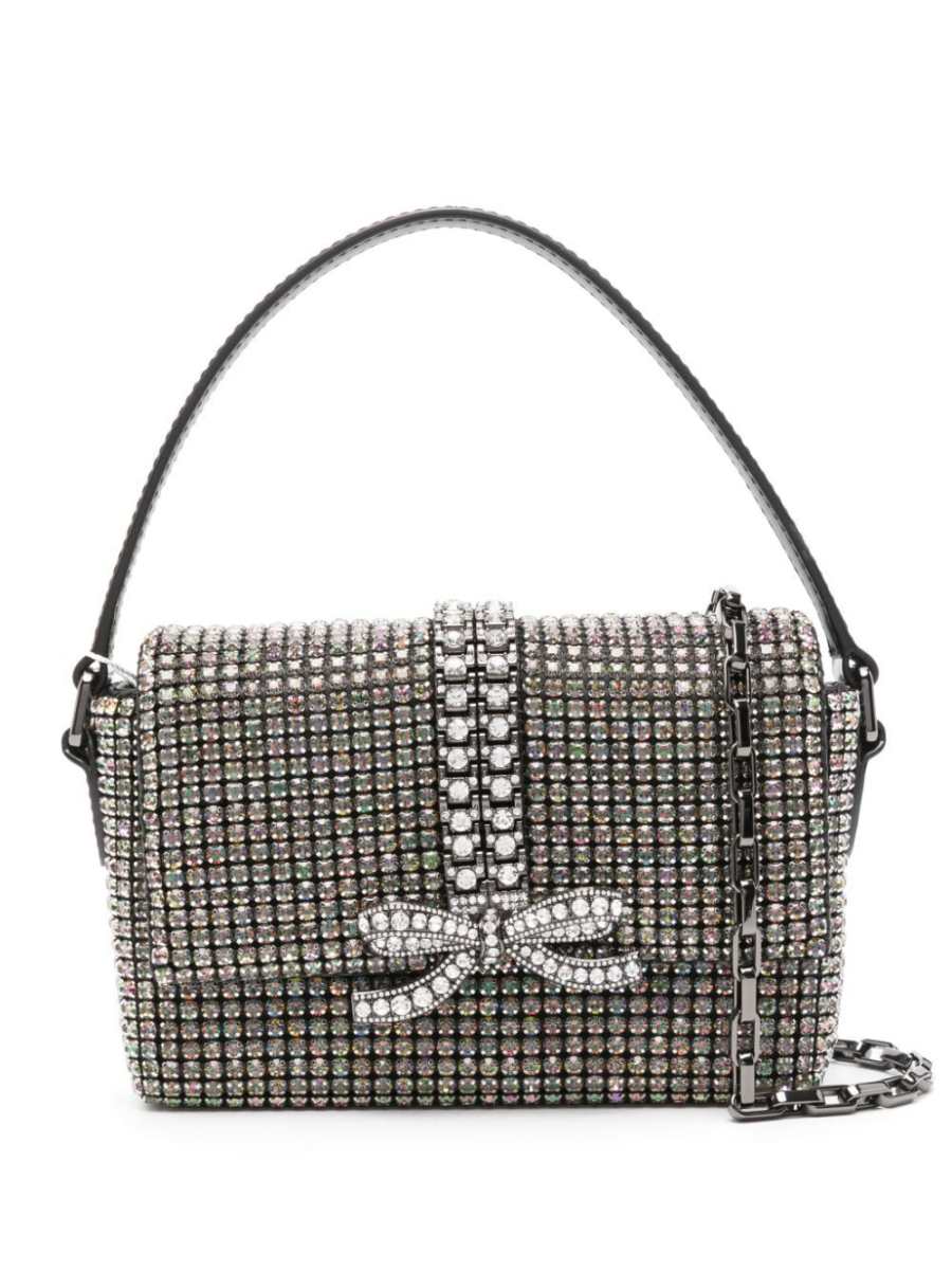 gem-embellished tote bag
