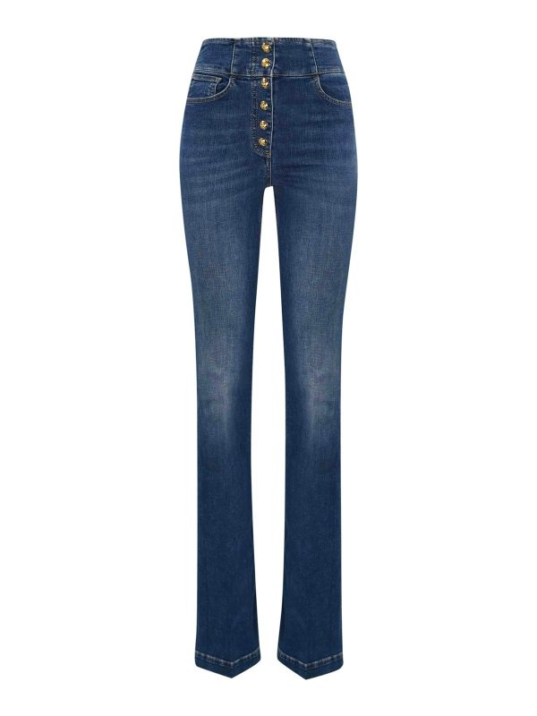 Elisabetta Franchi Jean Bootcut - Délavé
