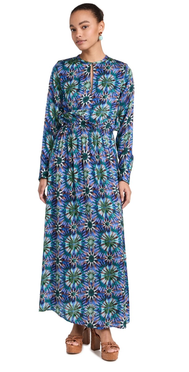 Chufy Layla Maxi Dress Fractal Green
