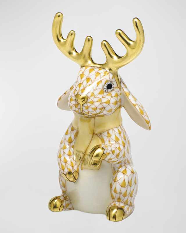 Reindeer Bunny Figurine