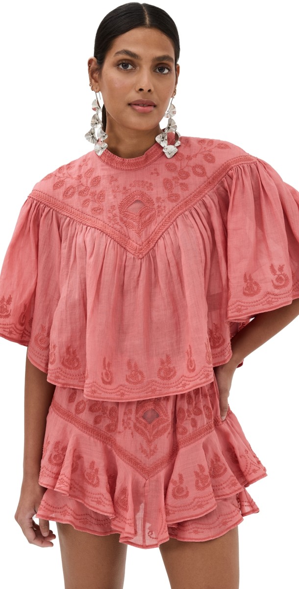 Isabel Marant Elodia Top Shell Pink