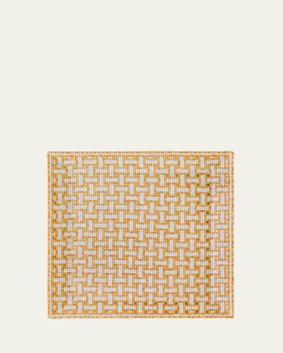Mosaique au 24 Gold Square Plate No. 4