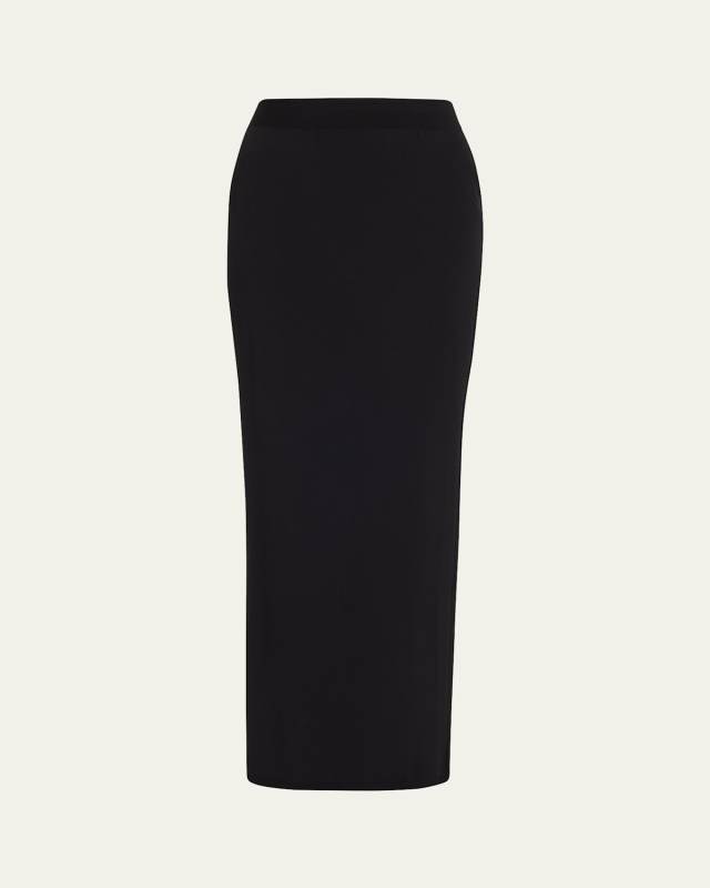 Gabbo Long Stretch Viscose Skirt