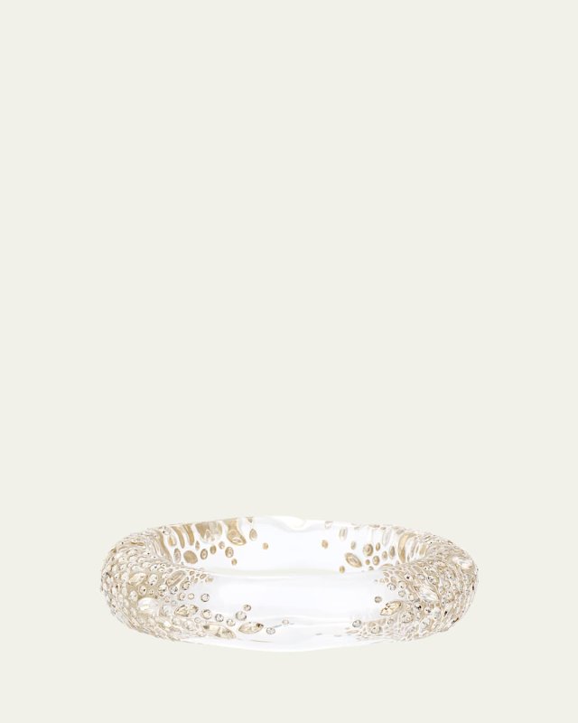 Confetti Crystal Lucite Hinge Bracelet