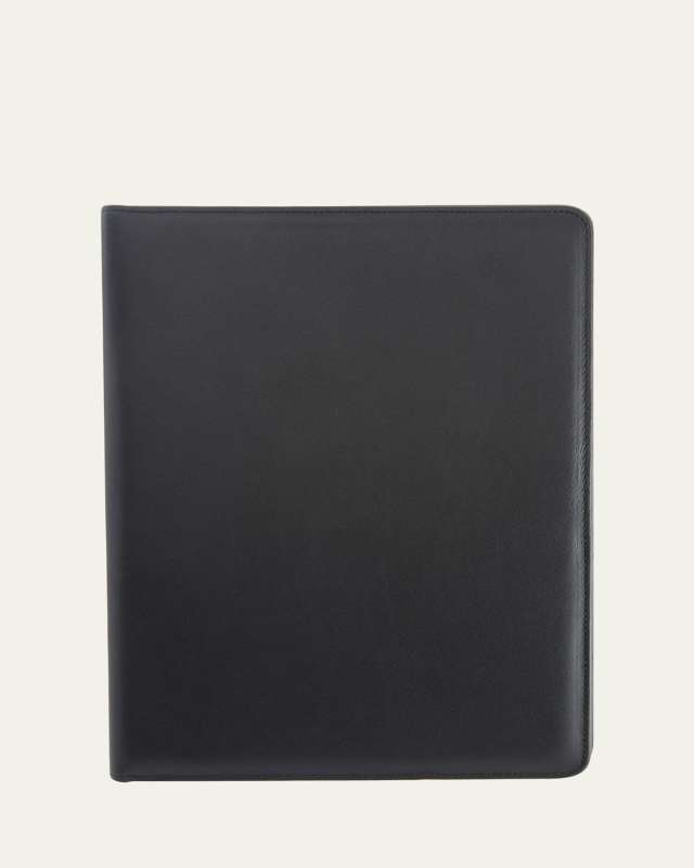 Personalized Executive Leather Document Organizer Folder