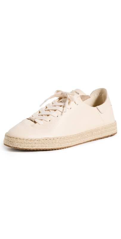 Sam Edelman Poppy Jute Espadrille Sneakers Ivory