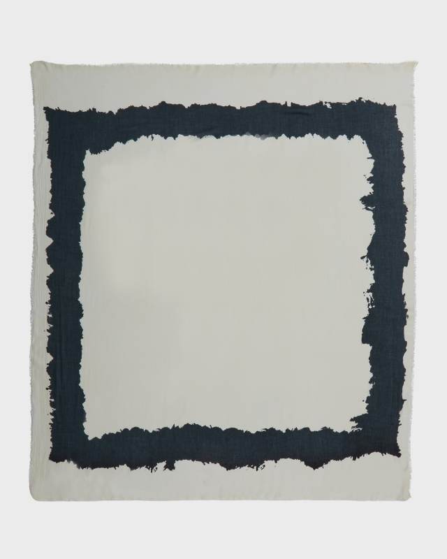Ink Blot Bordered Modal & Silk Scarf