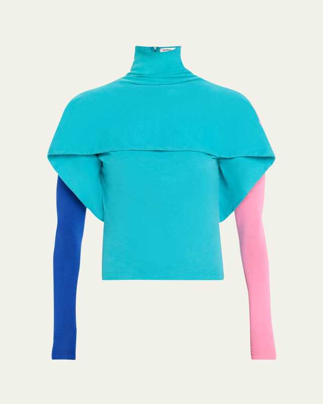 Jersey Colorblock Top