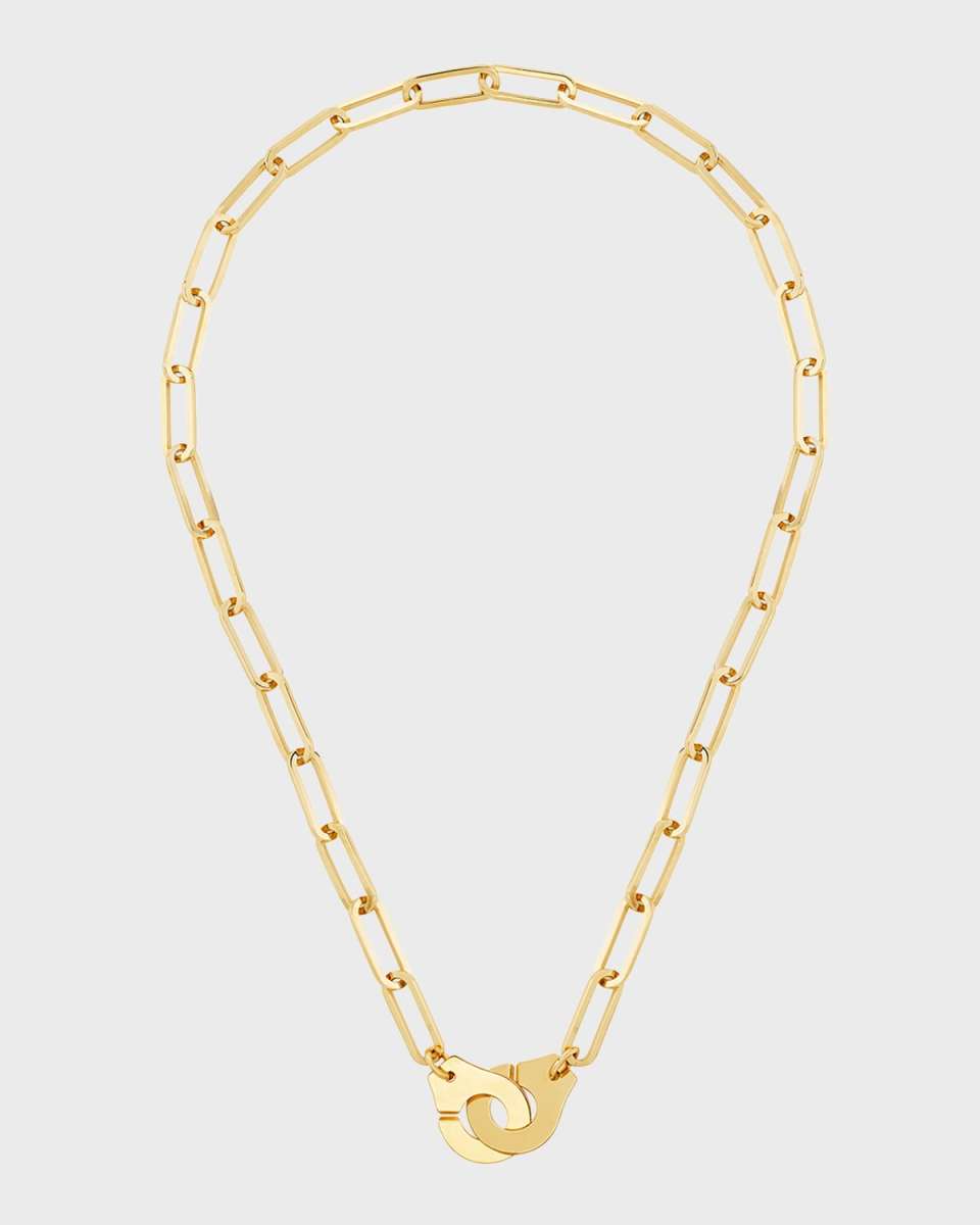Yellow Gold Menottes R15 Extra-Large Chain Necklace