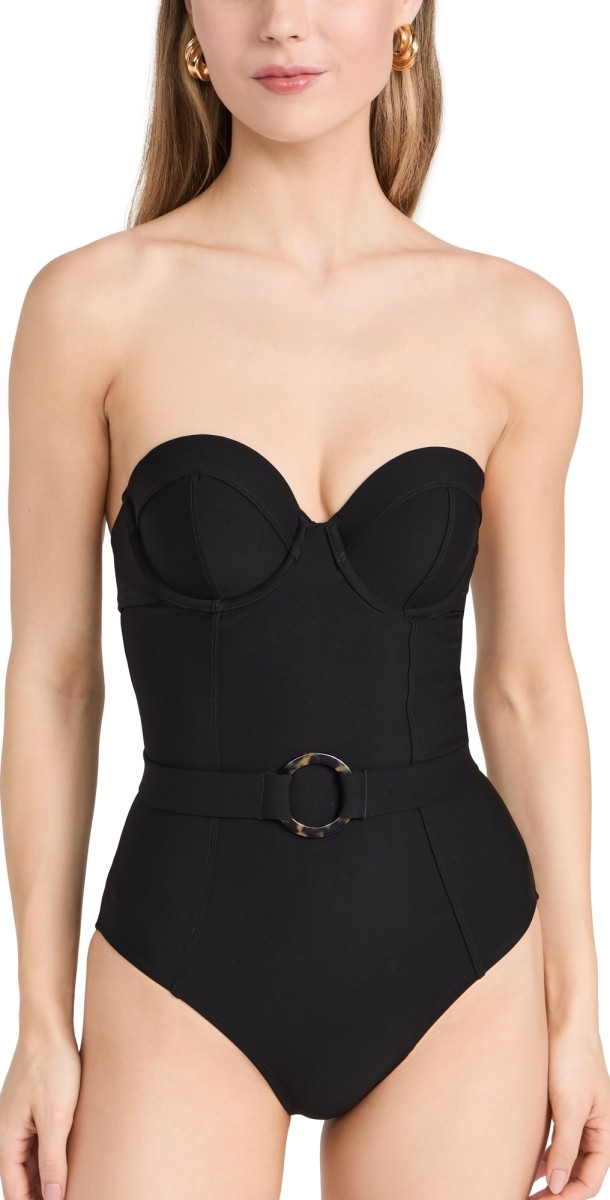 STYLEST DreamSculpt Underwire Retro One Piece Caviar Black