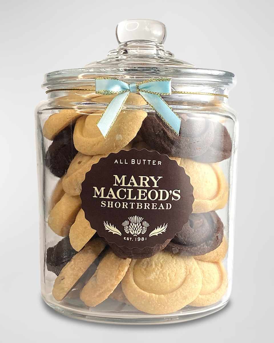 Assorted Shortbread Cookie Jar, 2 Qt.