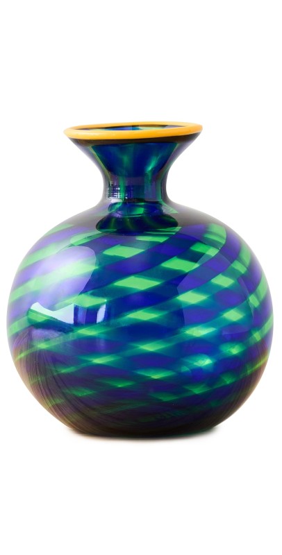 La Double J Mini Ciccio Vase Blue