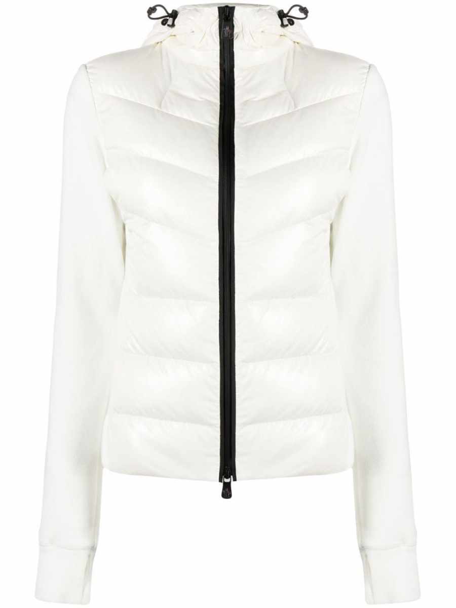 padded fleece hooded jacket