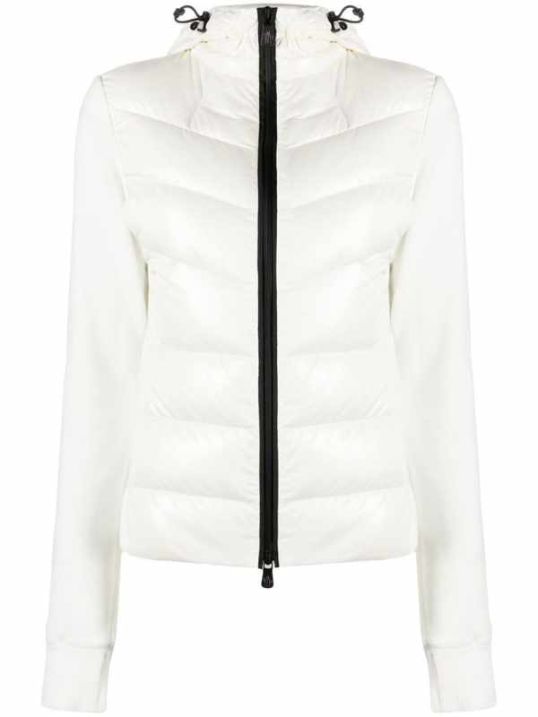 padded fleece hooded jacket