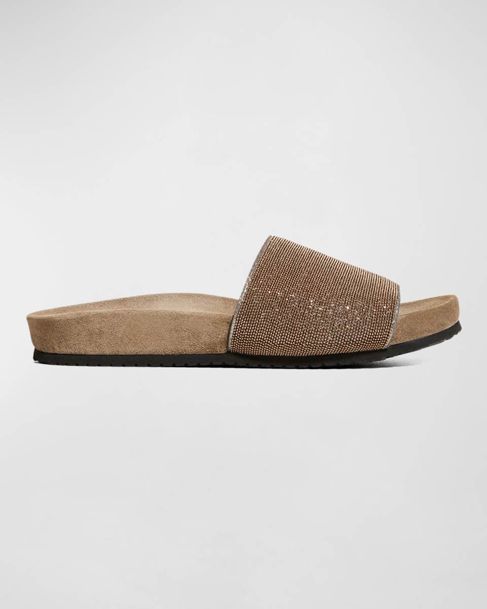 Monili Band Flat Pool Sandals