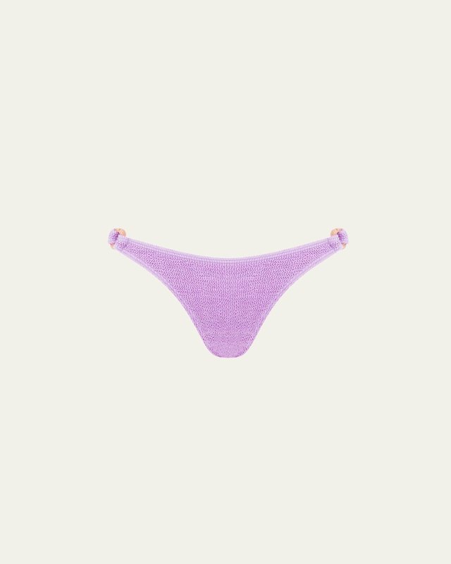Lilac Shimmer Ring Scene Bikini Bottoms
