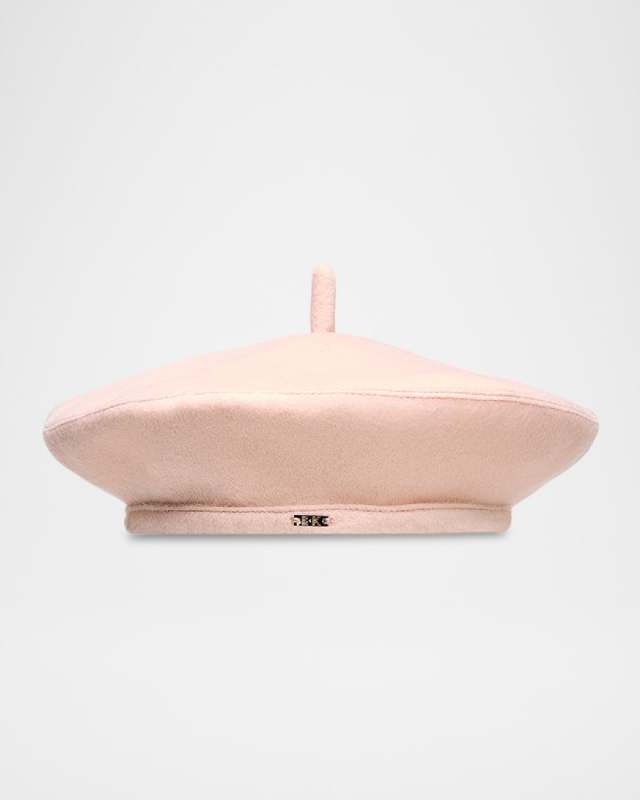 Carter Blush Cashmere Beret