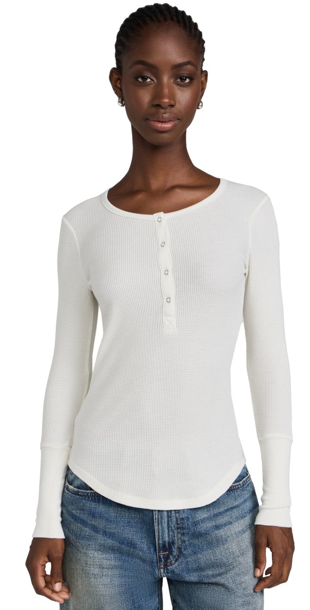 Splendid Thermal Forever Henley Pale Oak