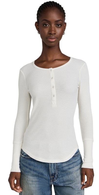 Splendid Thermal Forever Henley Pale Oak