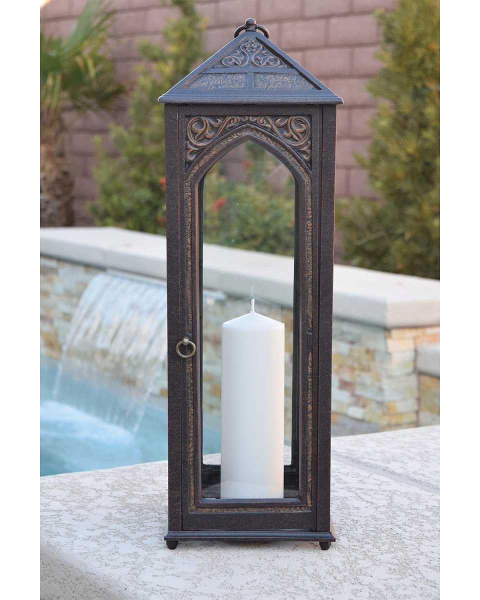 Outdoor Hurricane Lamp - 23.6" High