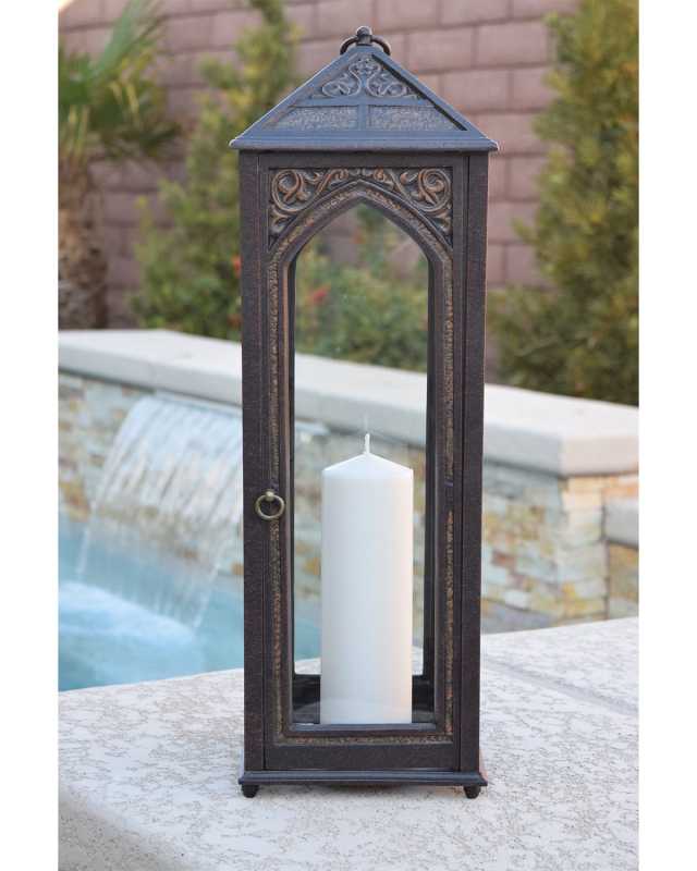 Outdoor Hurricane Lamp - 23.6" High