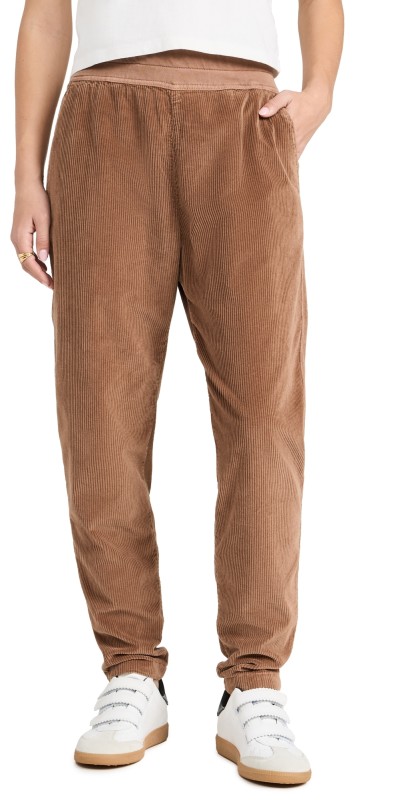 James Perse Jumbo Cord Relaxed Fit Chino Pants Chestnut Pigment