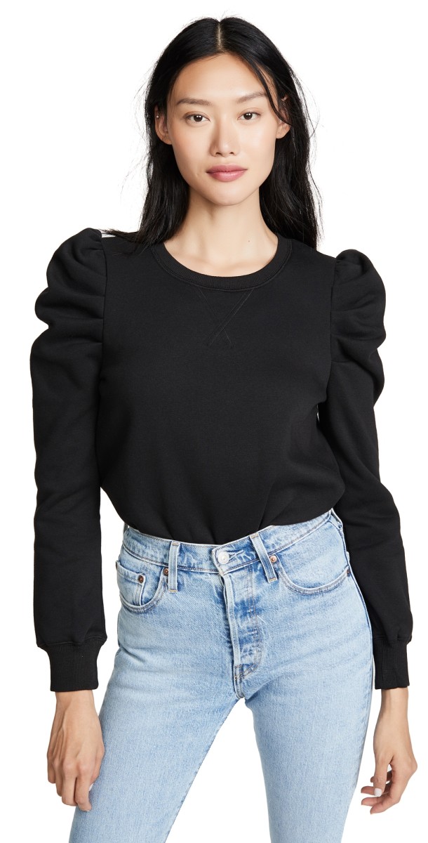 Rebecca Minkoff Janine Sweatshirt Ecru