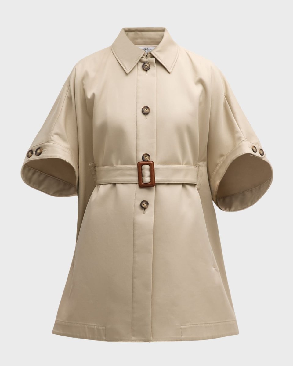 Agape Cotton Belted Cape
