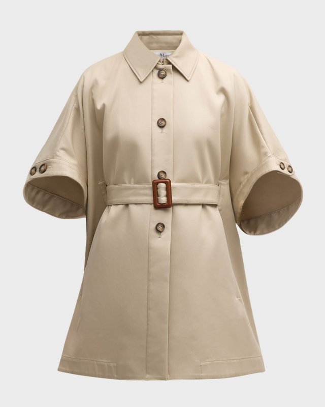Agape Cotton Belted Cape