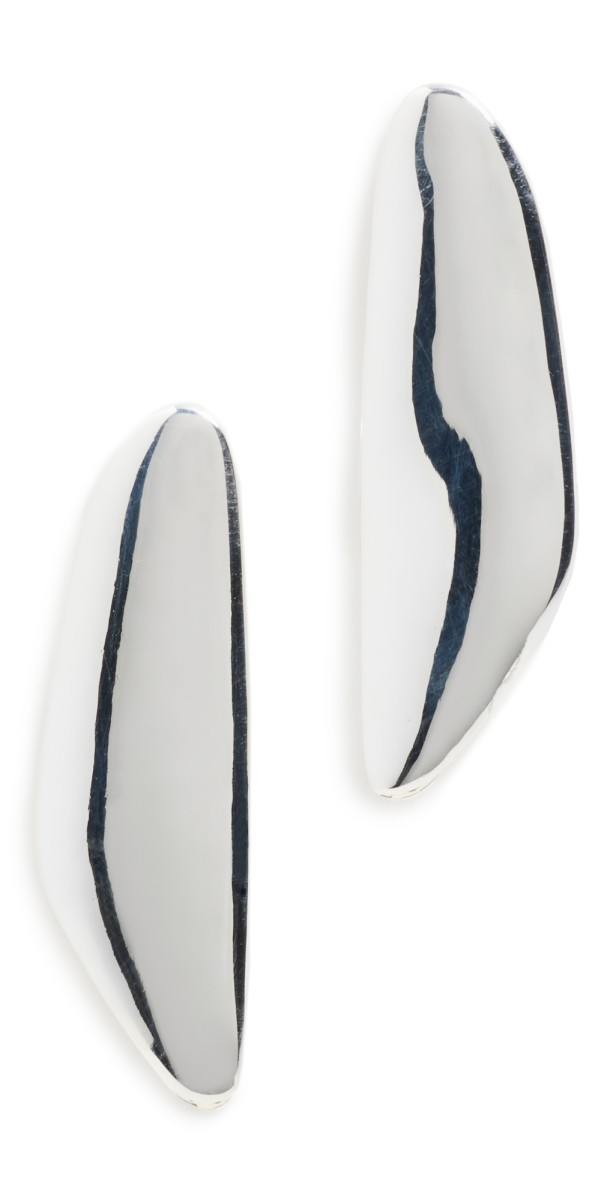 Aureum Irina Abstract Earrings Silver