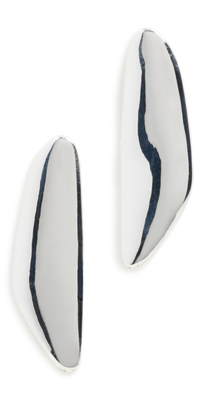 Aureum Irina Abstract Earrings Silver
