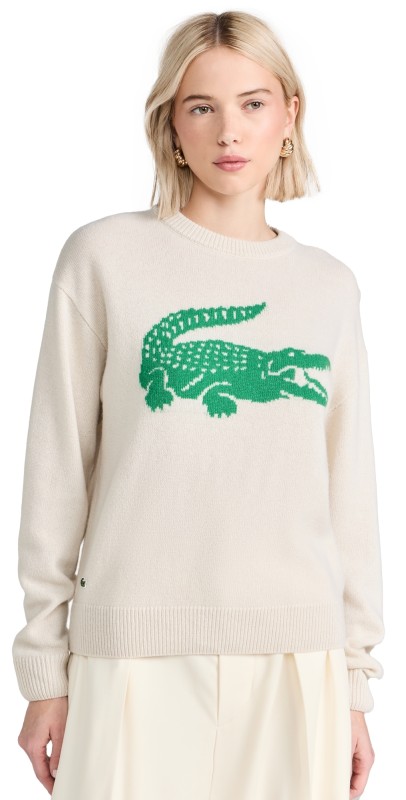 Lacoste x Bandier Pullover with Branding Flour/Rouquette