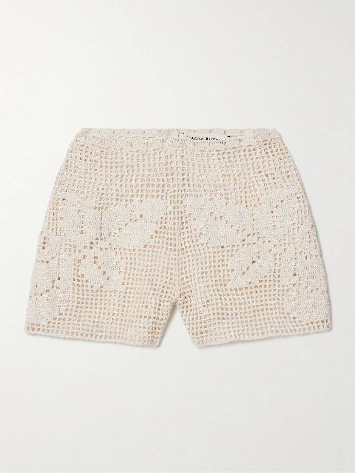 MAGDA BUTRYM Crocheted cotton shorts