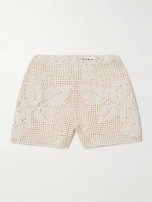 MAGDA BUTRYM Crocheted cotton shorts