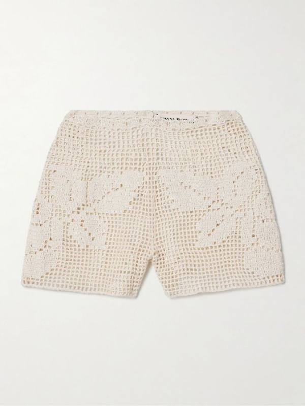MAGDA BUTRYM Crocheted cotton shorts