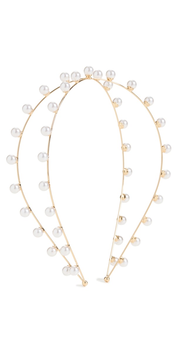 LELET NY Exes Pearl Headband Pearl