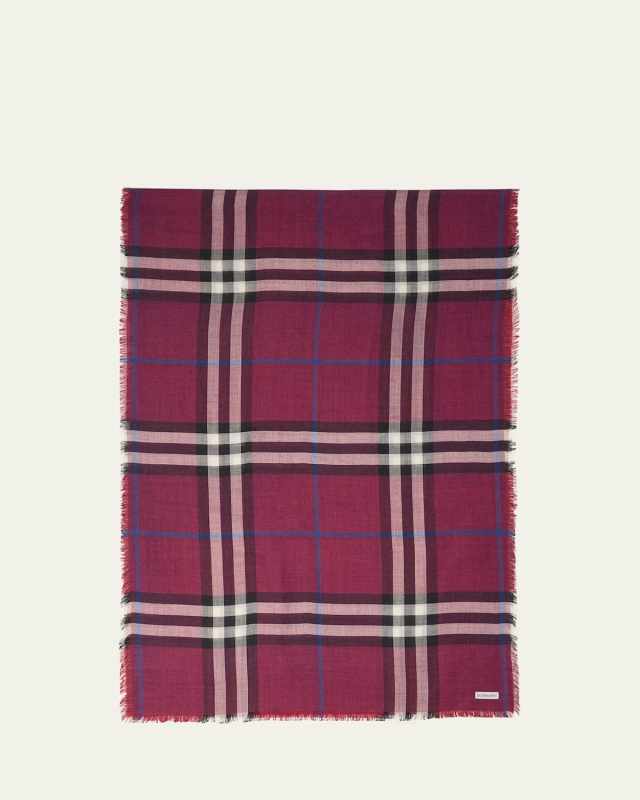 Crystal Strawberry Print Silk Square Scarf