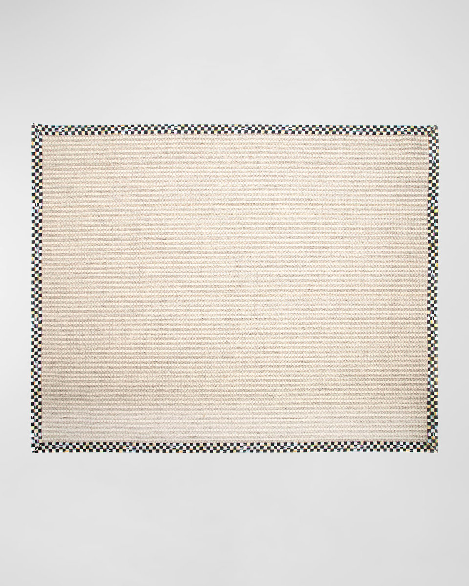Cable Wool Sisal Rug, 8' x 10'