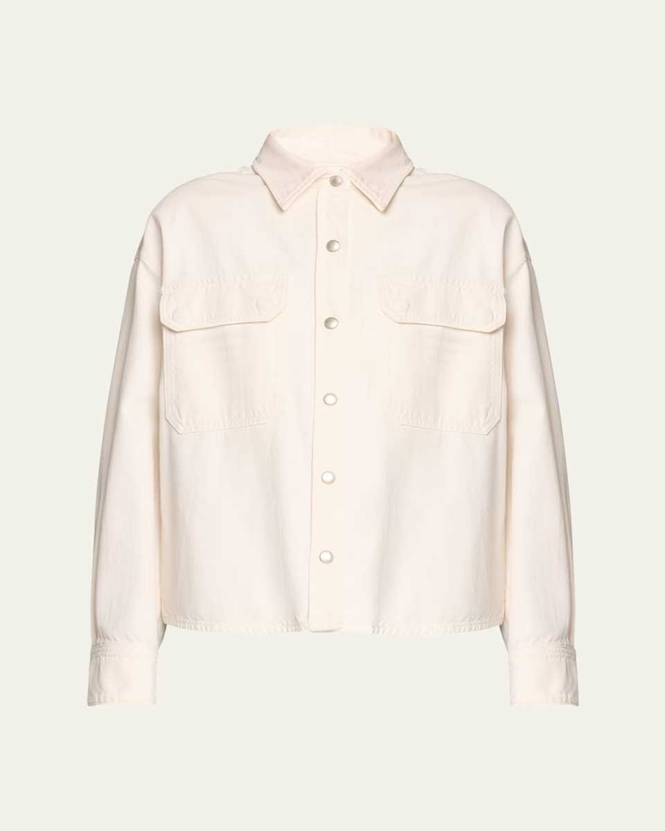 Gwen Snap-Front Denim Shirt