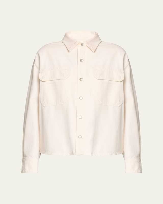 Gwen Snap-Front Denim Shirt