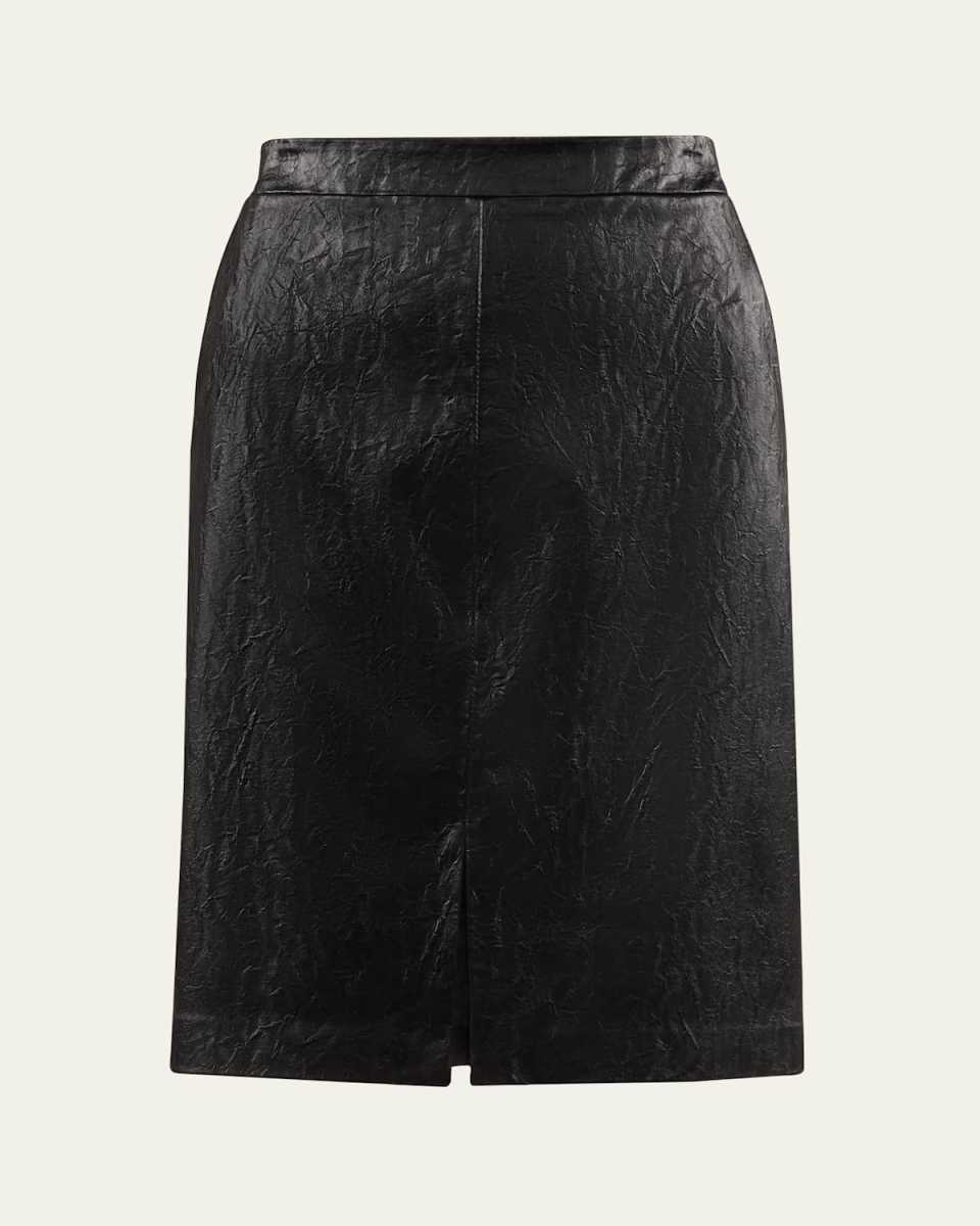 Alanis Straight Silken Skirt