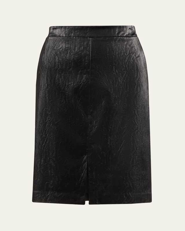Alanis Straight Silken Skirt