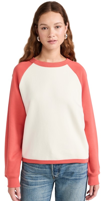 Suzie Kondi Sarande Sweatshirt Cherry/Eggshell