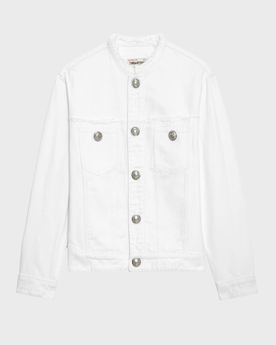 Kaely Destroyed Denim Jacket
