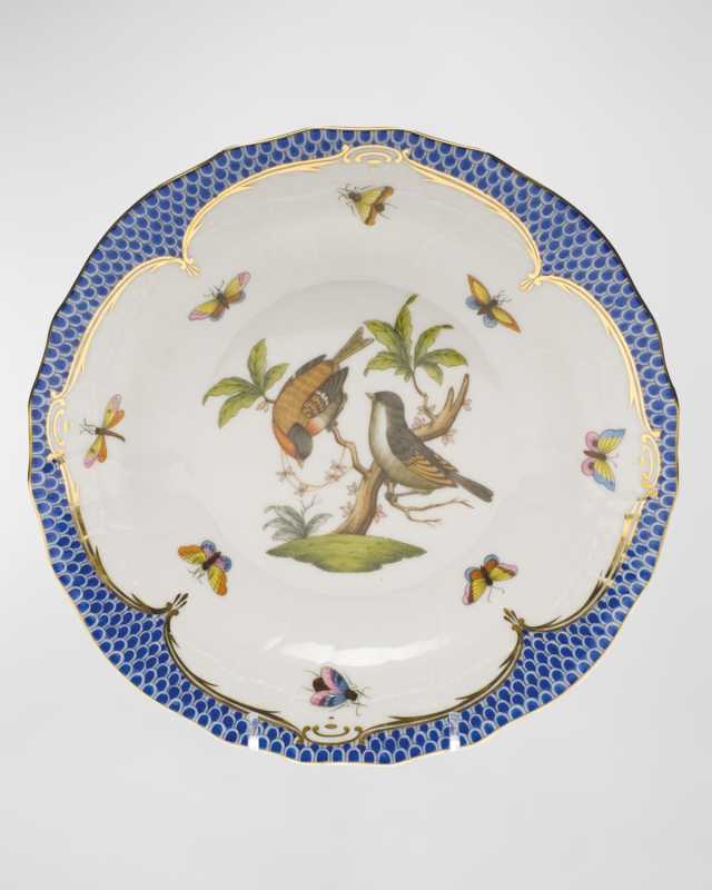 Rothschild Blue Motif 12 Dessert Plate