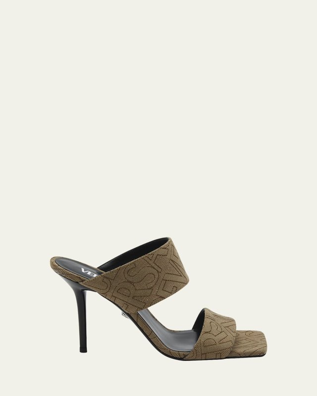 95mm Monogram Canvas Sandals