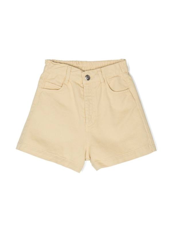 high-waist cotton short