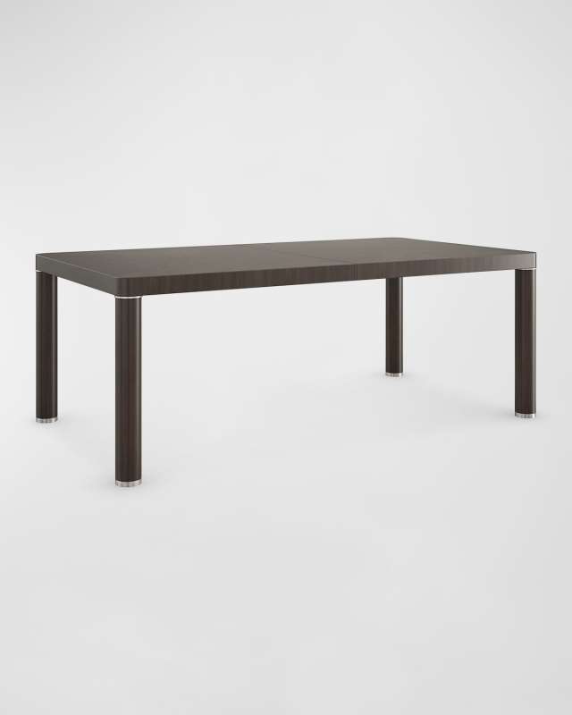 Mirror Image Dining Table with 2 Leaves