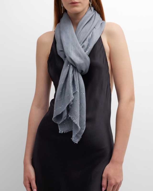 Sequin Evening Scarf